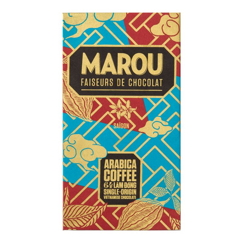 Marou Arabica Coffee Mörk Choklad 64% 80 g